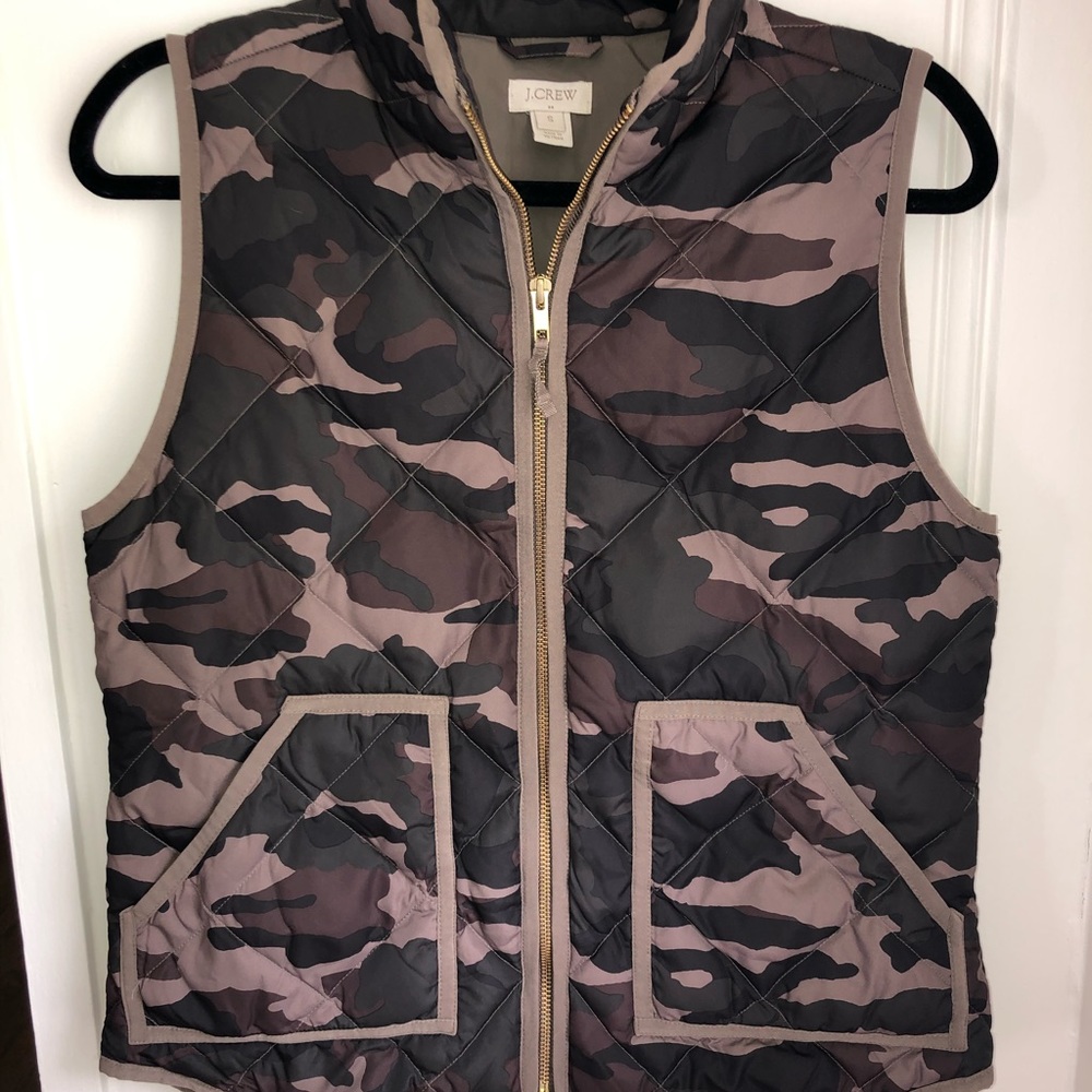 Jcrew Camo Vest
